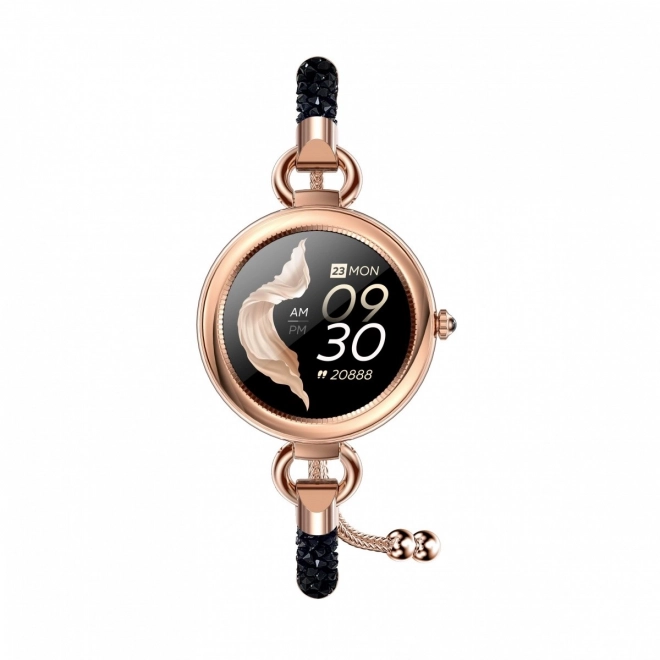 Stylish Women's Smartwatch with Crystal Accents