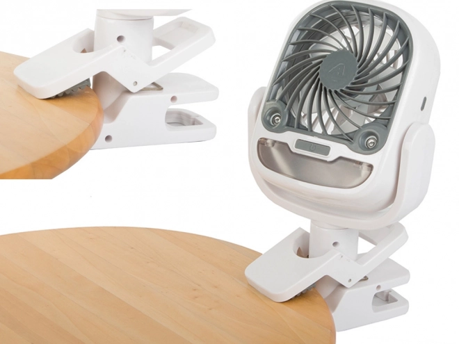 Ventilateur de bureau USB avec éclairage RGB et humidificateur 2-en-1