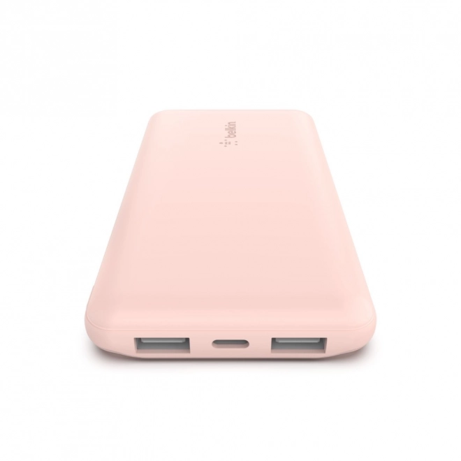Powerbank 10 000mAh USB A e C 15W oro rosa