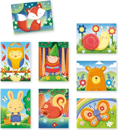 Rich set with forest themes