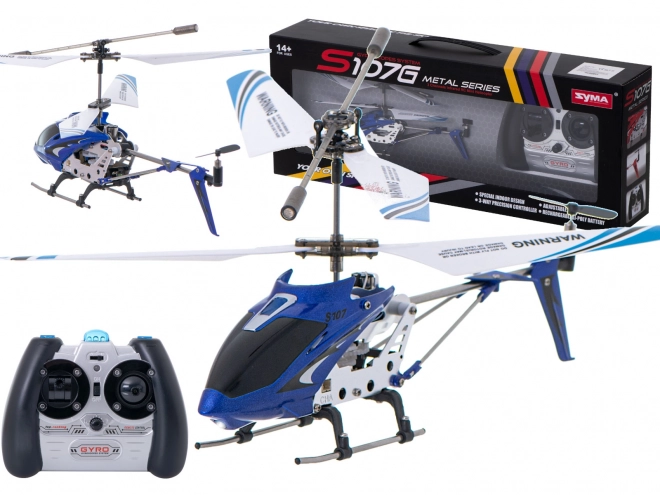 Rc távirányítós helikopter szymma s107g kék – Kék
