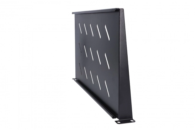 Mensola rack 1U per armadi sospesi nera 25 cm