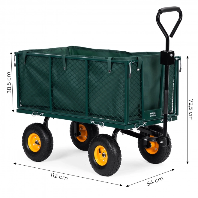 MultiGarden garden transport cart 400kg with tractor attachment