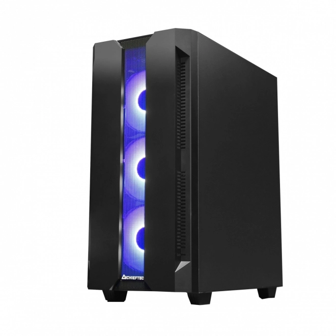 Skříň Midi Tower CHIEFTEC Hunter s 4x RGB ventilátory
