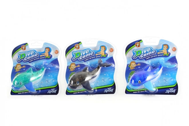 Glowing Diving Whale Toy