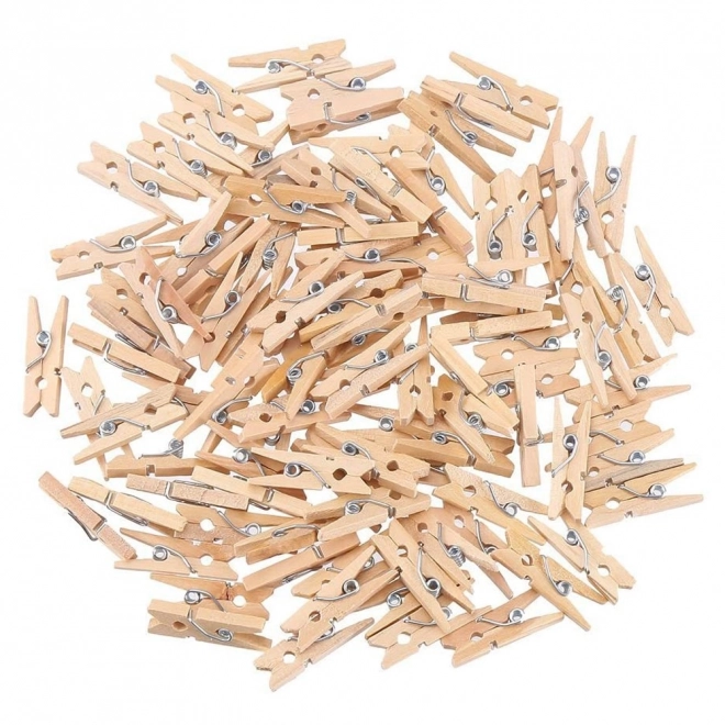 Mini fa ruhacsipeszek 2,5 cm 100 darab