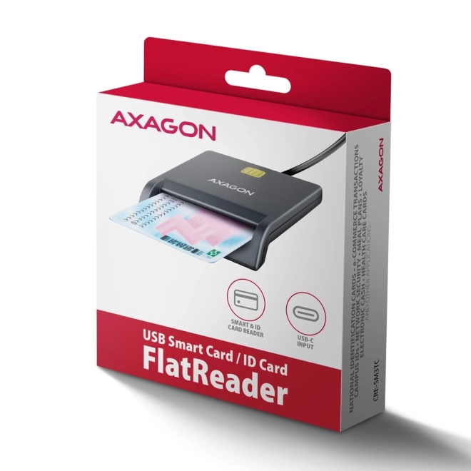 AXAGON USB-C Kartenleser mit Kabel