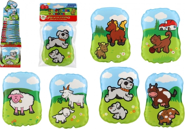 Squeaky Pillow My First Animals 12 × 9 × 2 cm