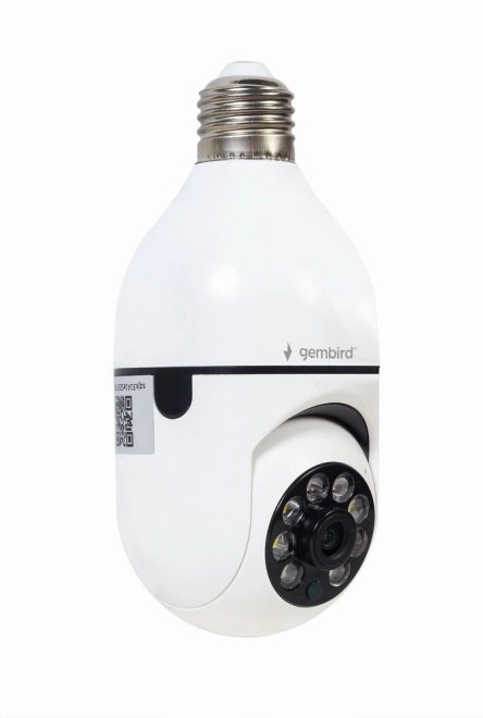 Smart Rotating Wi-Fi Camera 1080p with E27 Socket Compatibility