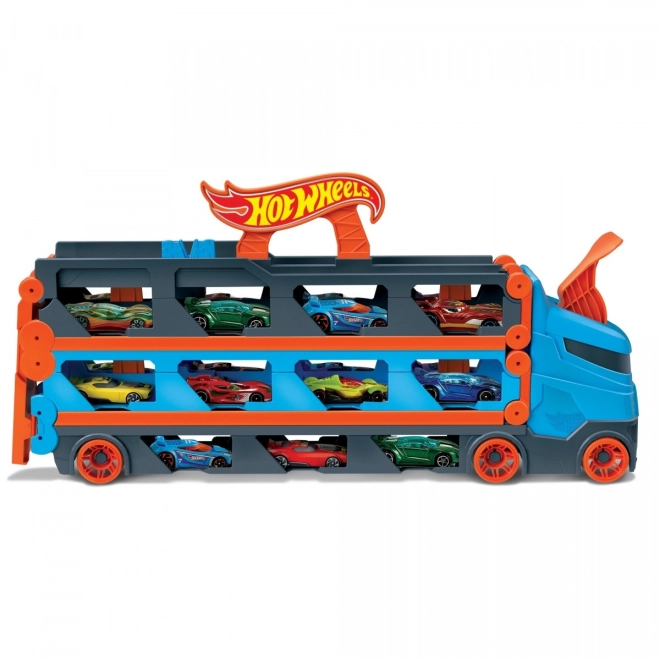 Transporter and storage for 20 cars
