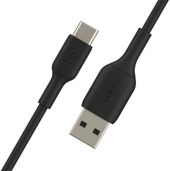 Black PVC USB-C Cable 15 cm