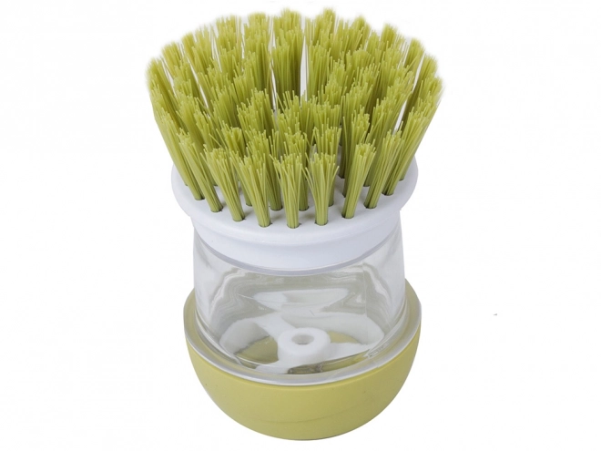 Dispenser di liquido per spazzole da cucina per lavare i piatti con supporto per strofinare