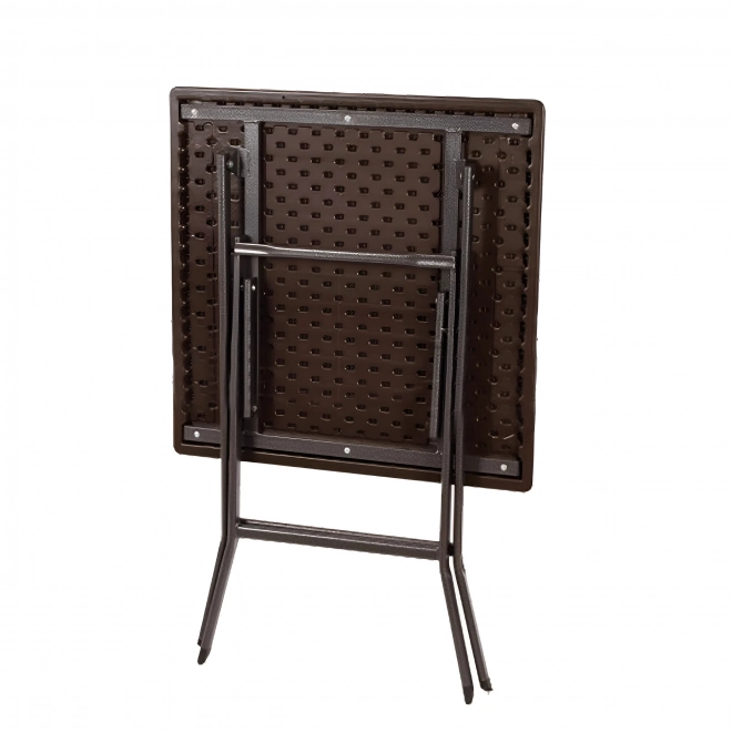 Garden Folding Coffee Table Rattan Balcony 62 cm
