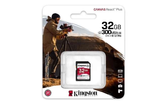 SD-Speicherkarte 32GB Canvas React Plus UHS-II