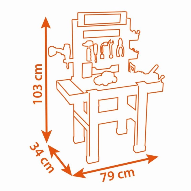 Large dimensions for comfortable tinkering