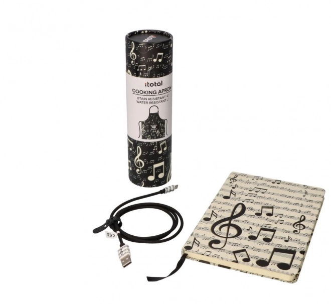 USB-C cable with music motif