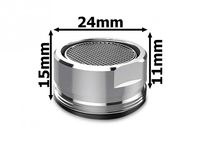 Chrome Plastic Faucet Aerator