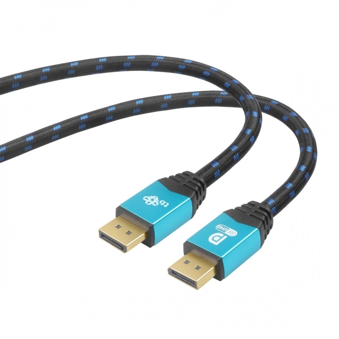 DisplayPort Cable 8K UHD with Blue Connectors 2 m