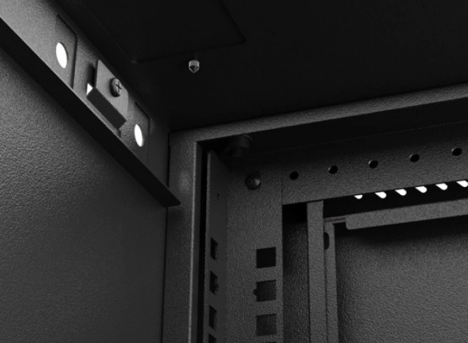 Wall-Mount 19 Inch 4U Rack Cabinet with Glass Door