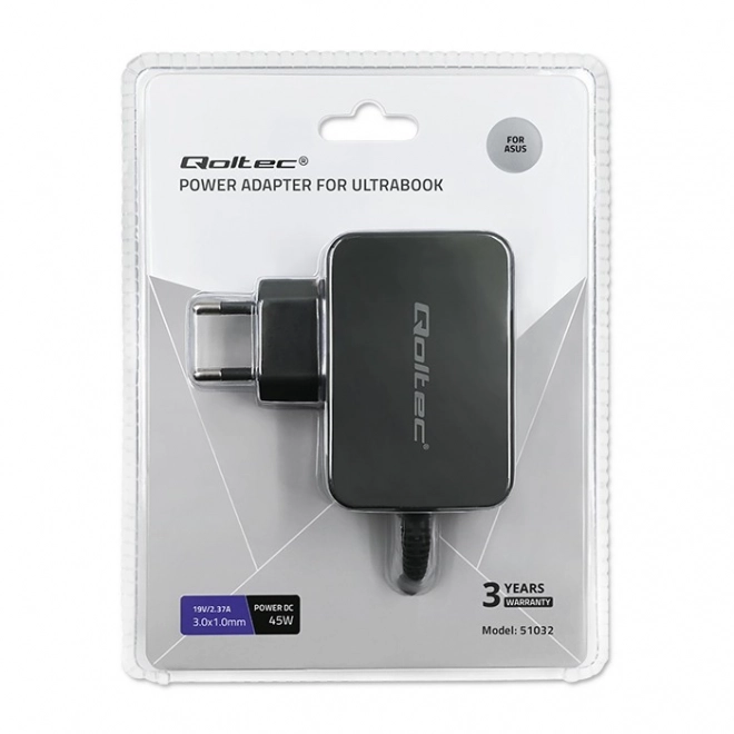 Charger Qoltec for Asus Laptops 45W