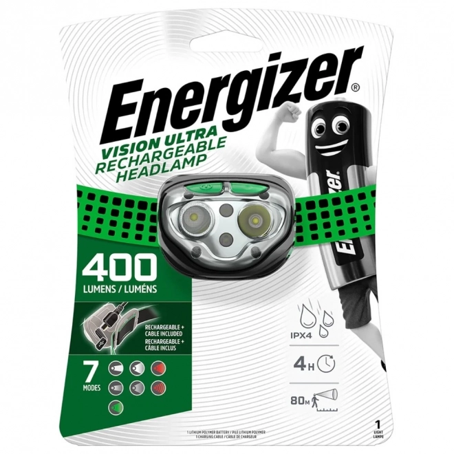 Rechargeable Headlamp Vision Ultra 400 lumens