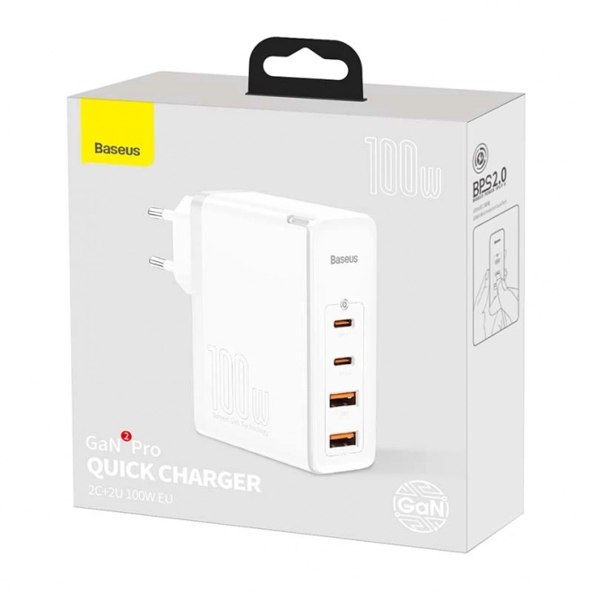 Caricabatterie da Viaggio Baseus GaN2 Pro 4 Porte 100W