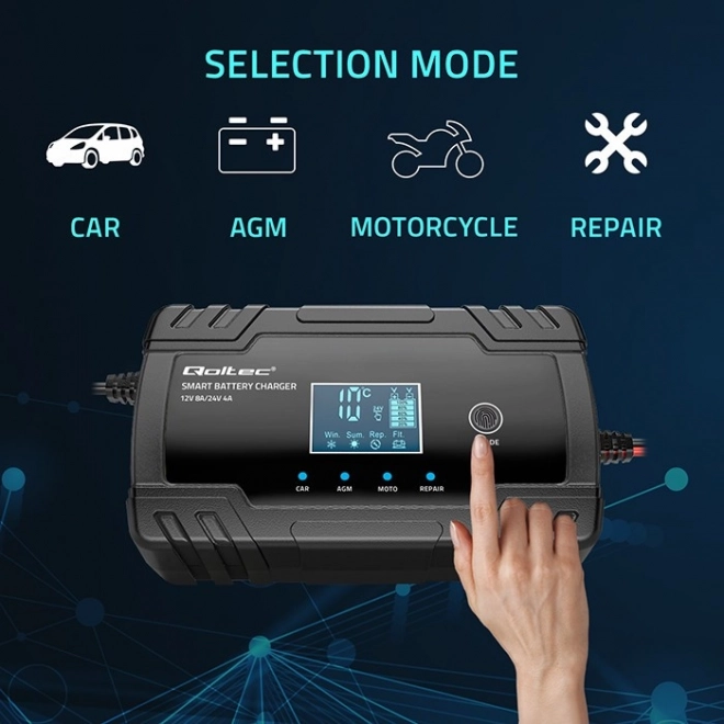 Smart Microprocessor Battery Charger with Repair Function