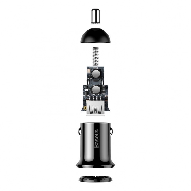 car charger Baseus Grain Pro 2x USB black