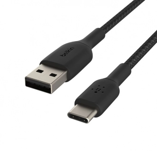 Braided USB-C to USB-A Cable 3m Black