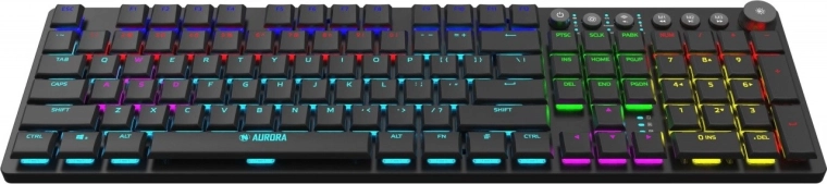 Illuminazione RGB con 20 effetti e layout visivamente chiaro