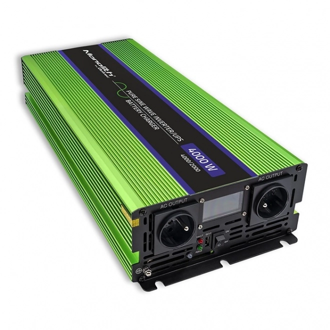 Inverter di tensione Qoltec Monolith a onda sinusoidale pura con display LCD