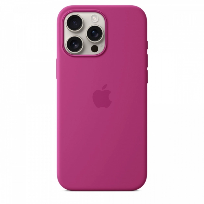 Silicone Case with MagSafe for iPhone 16 Pro Max - Vivid Pink