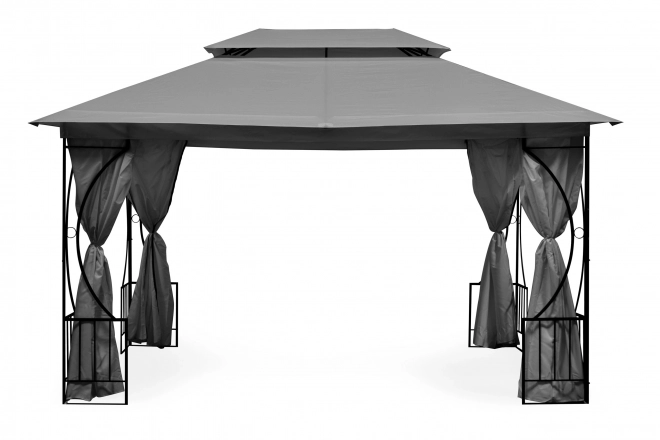 Kerti pavilonsátor 3x4m oldalfalakkal