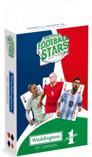 Carte eleganti con stelle del calcio mondiale