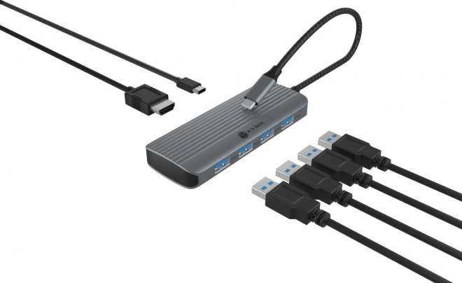 6-in-1 USB-C Docking Station with HDMI and Power Delivery