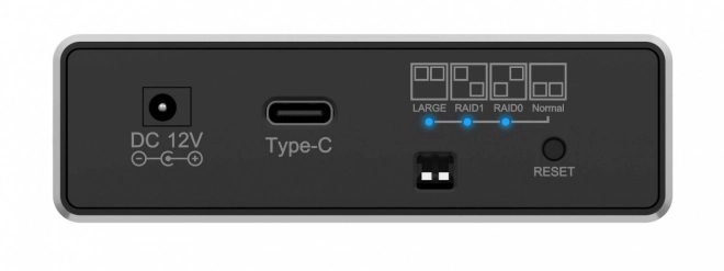 Zewnętrzna obudowa Raid IB-RD2253-C31 dla 2,5 SATA HDD na USB 3.2 Gen 2, RAID 0,1, POJEDYNCZY, DUŻY