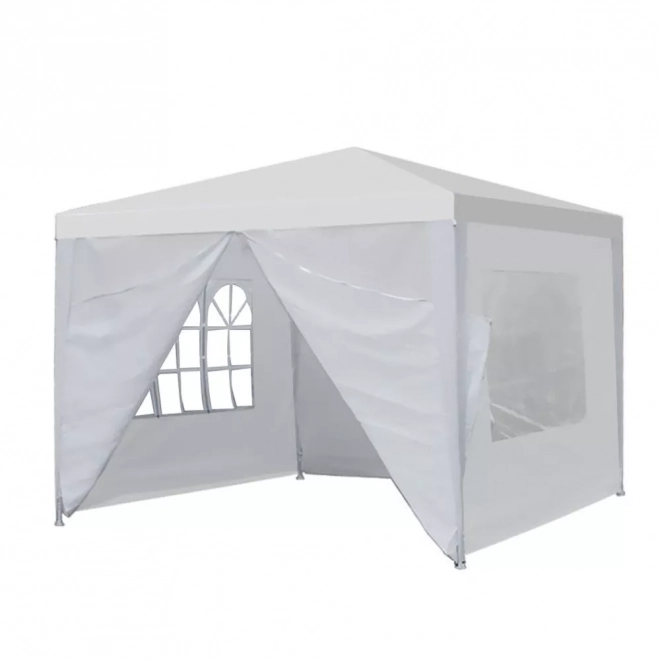 Garden Pavilion Tent 3x3 m with 4 Removable Walls, White - MultiGarden