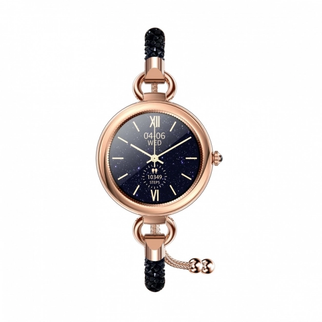 Stylish Women's Smartwatch with Crystal Accents