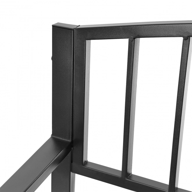 Garden bench with backrest for terrace and balcony