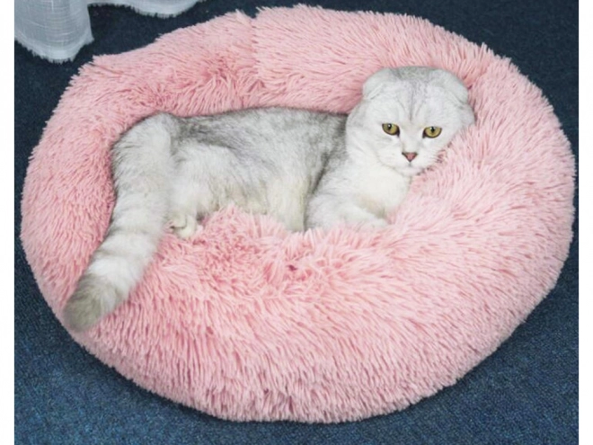 Pluchen kattenmand met zacht kussen voor op de bank 80 cm
