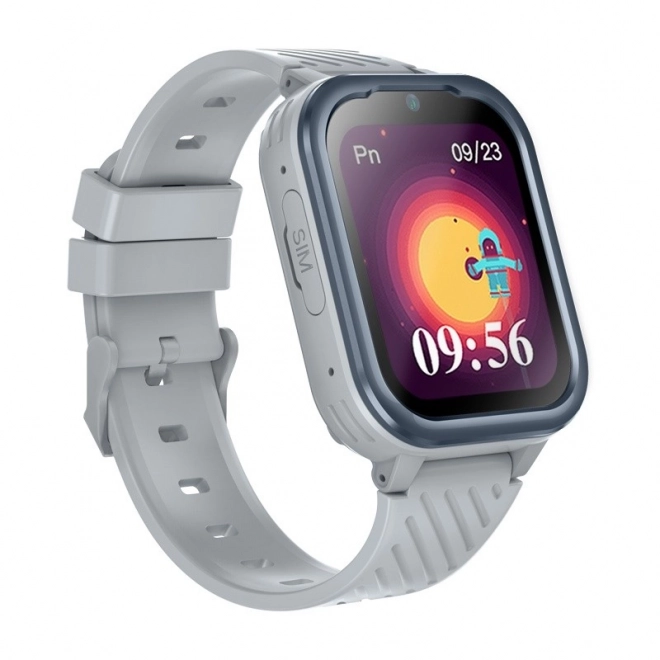 Smartwatch Kids with 4G LTE and Face Unlock in Gray