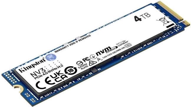 Grote capaciteit van 4 TB en energiezuinige werking