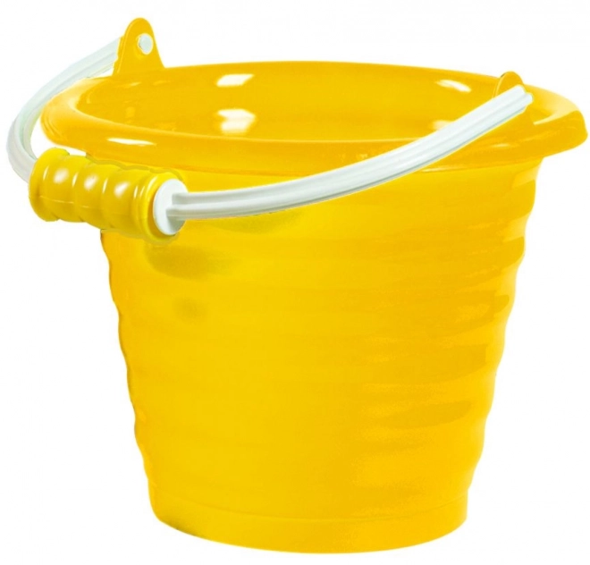 Androni Bucket with bellows diameter 20 cm – Yellow