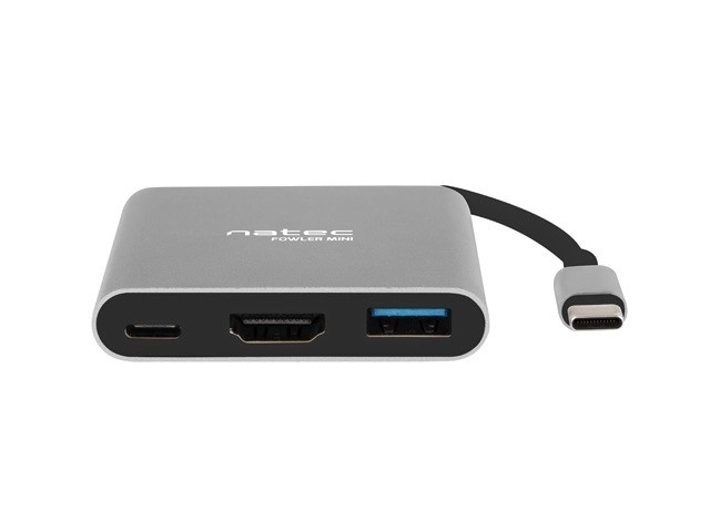 Multiport adapter Natec Fowler USB-C PD, USB 3.0, HDMI 4K