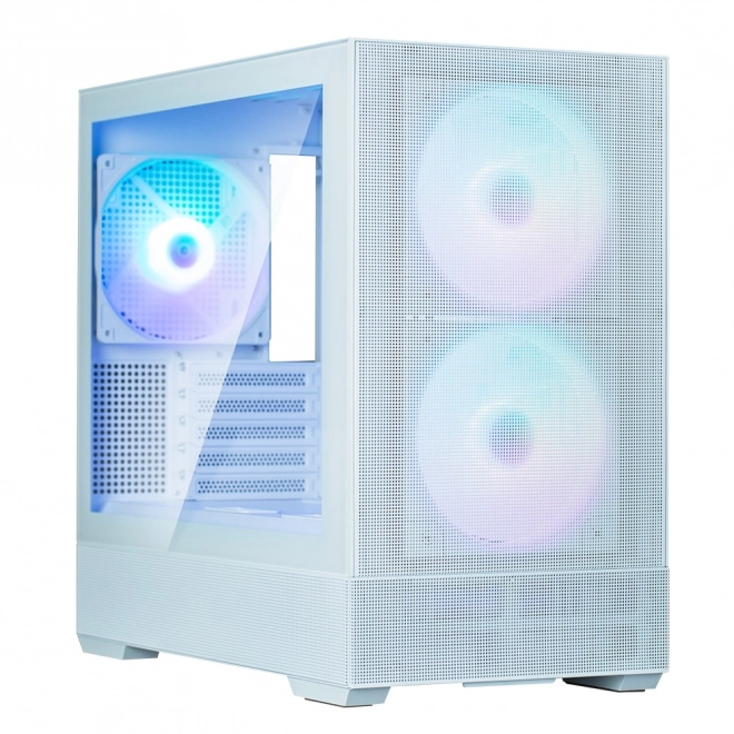 White P30 Air mATX Mini Tower Case with ARGB Fans