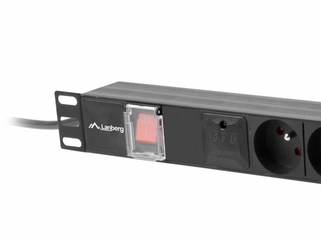 Rack Power Strip PDU 19 Inch 1U 5x230V 16A 2m Black