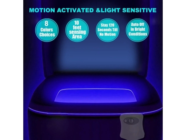 LED-Toilettenlicht mit Bewegungsmelder