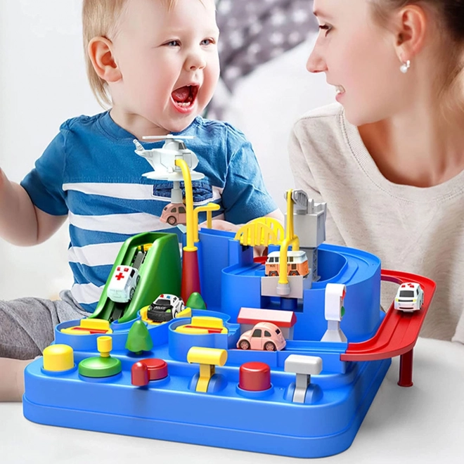 Interactive Obstacle Course with 4 Vehicles