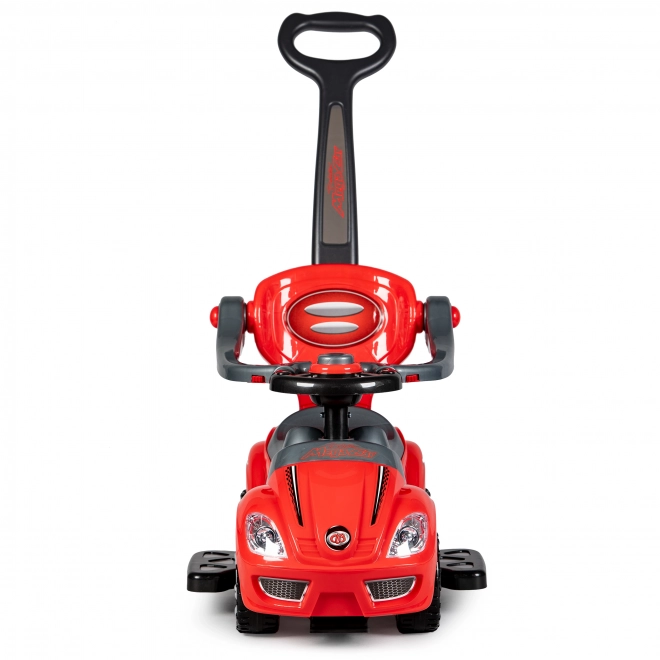 3-in-1 Deluxe Children's Ride-On Car - Red