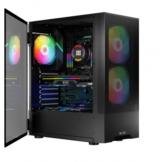Arya ARGB USB 3.0 Midi Tower Black